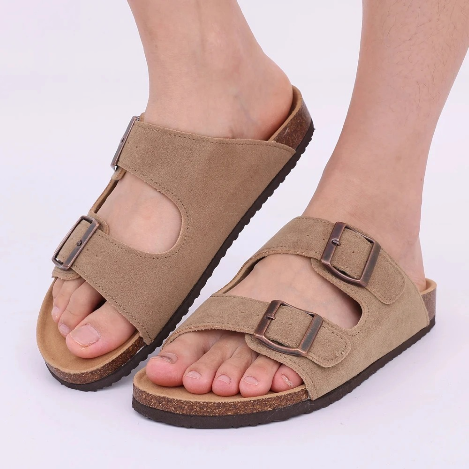 Sandalen mit Korkabsatz - Chanda